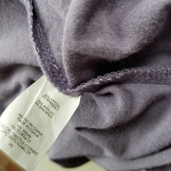 Daisy Fuentes Women's Purple Shift Dress - Picture 4 of 7